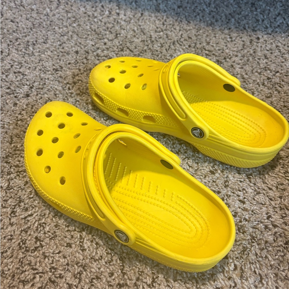 Crocs Yellow Classic Clog - Picture 2 of 2
